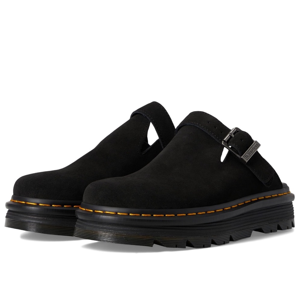 Dr Martens Zebzag Suede Slingback Platform Mules Women’s 9 - Picture 1 of 13